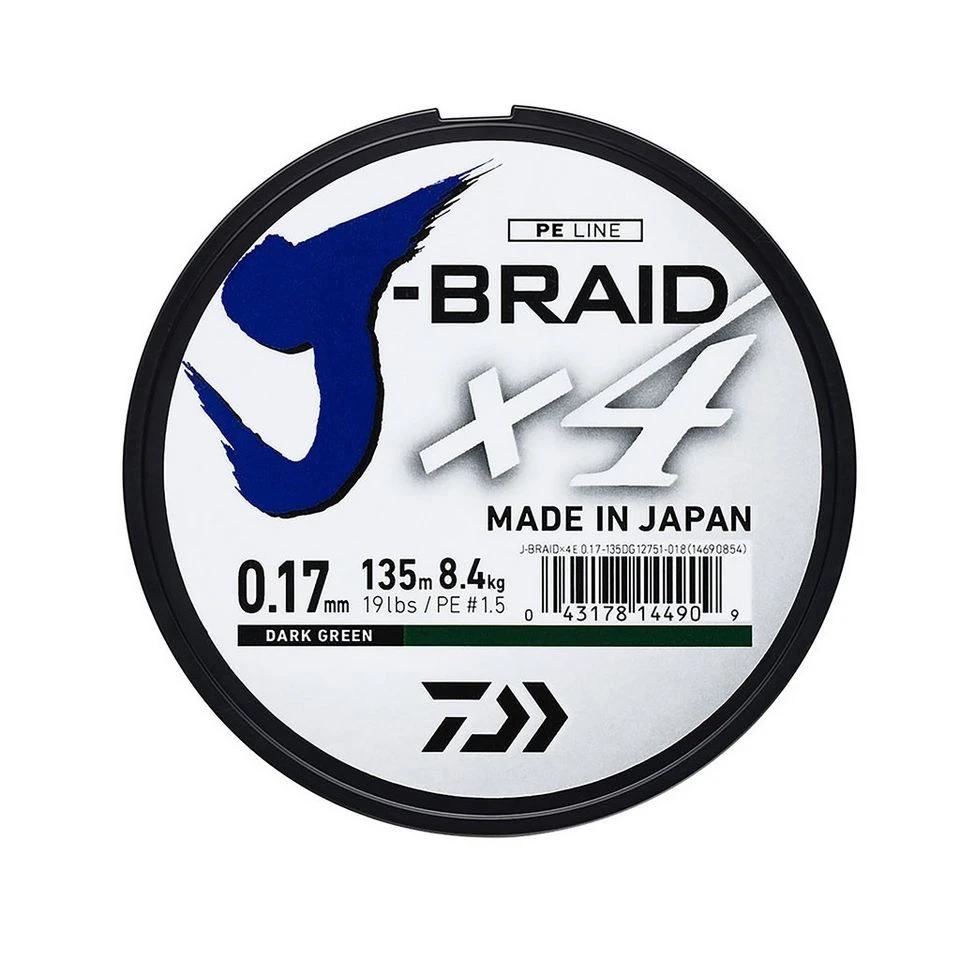 Daiwa J Brd X4E 0.15Mm 135M Dark Grn 2 Daiwa J Brd X4E 0.15Mm 135M Dark Grn - Image 2