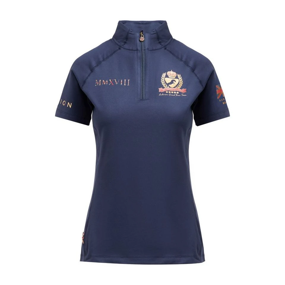 Ladies Team Short Sleeve Base Layer Navy 9 Ladies Team Short Sleeve Base Layer Navy - Image 9