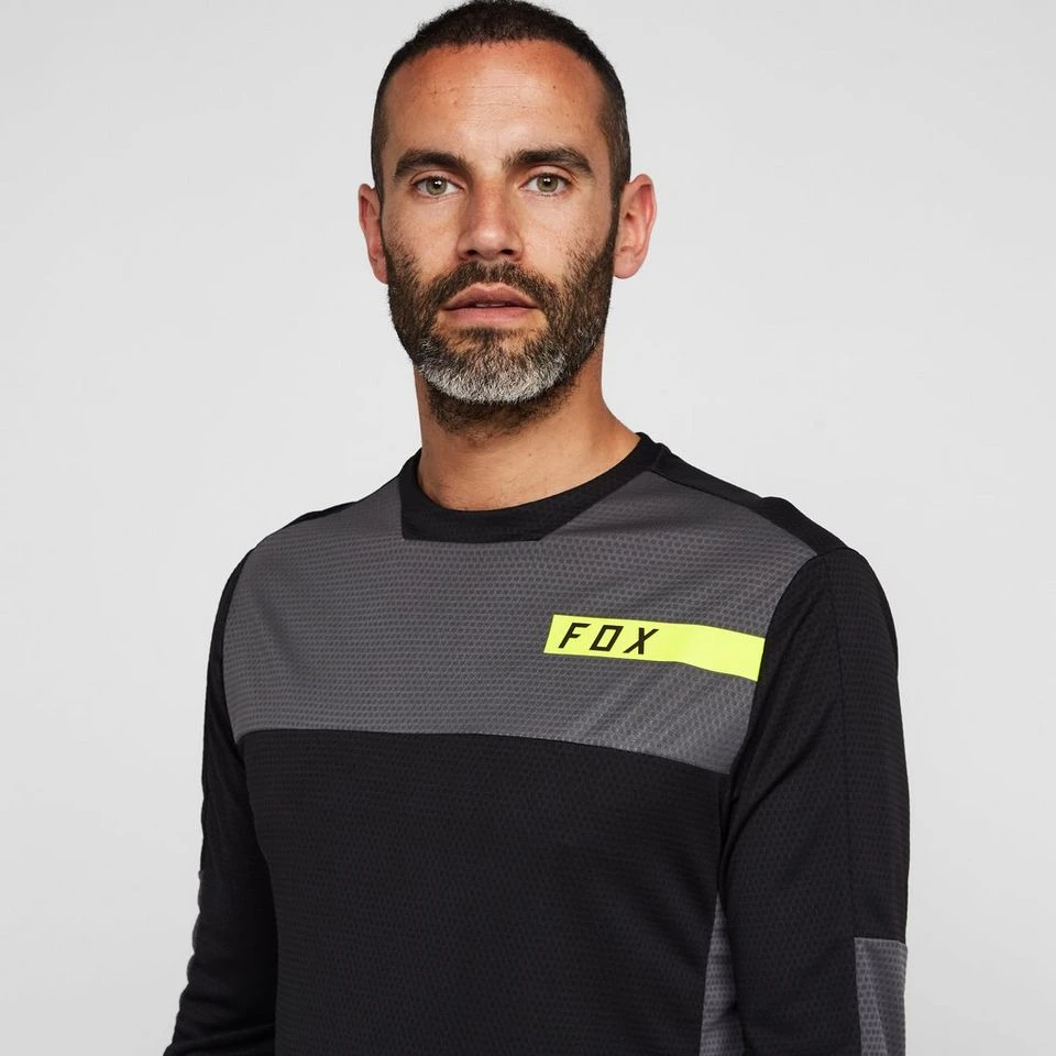 Fox Men’s Defend Moth Long Sleeve Jersey 4 Fox Men’s Defend Moth Long Sleeve Jersey - Image 4